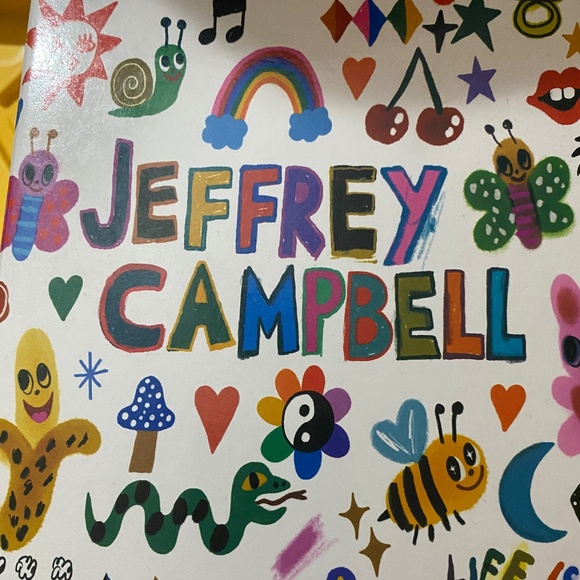 NIB Jeffrey Campbell Black Rhinestone Ballet Shoes Tutu Size 6 - Picture 5 of 6